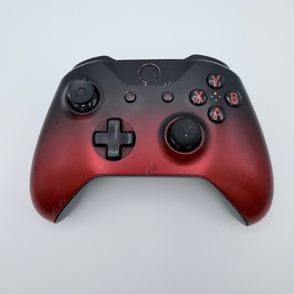 Microsoft Xbox One Wireless Controller Model 1708 Volcano Shadow Red Black